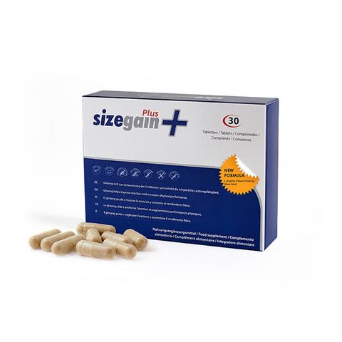 New SizeGain Plus, improved formula to boost virility and sexual performance.