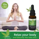 Cibidil, relaxing 15% CBD oil. 30ml 4