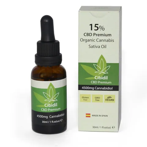 Cibidil, relaxing 15% CBD oil. 30ml