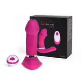 Clamy, vibrator with heat function and remote control 1