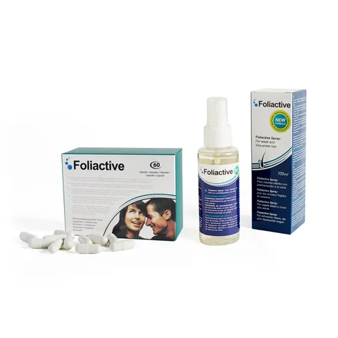 Foliactive Capsules and Foliactive Spray to prevent hair loss