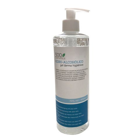 Hydroalcoholic hand sanitising gel with aloe vera - 400 ml