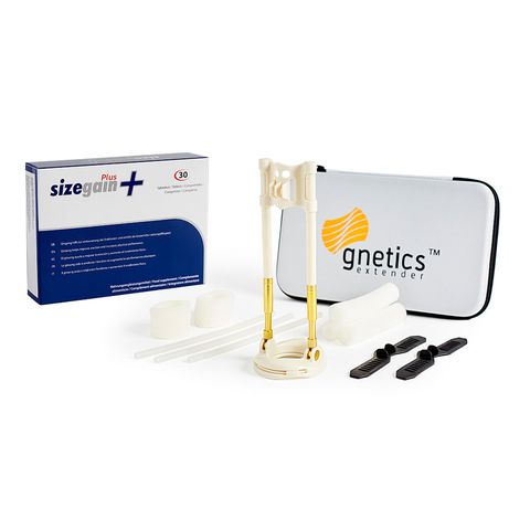 Gnetics Extender: penis extender + SizeGain Plus: tablets to enlarge the penis