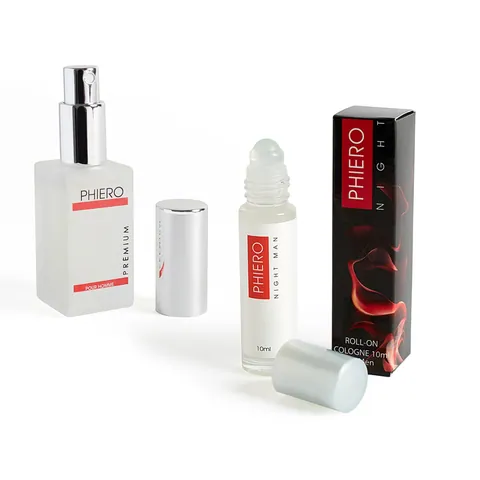 Pack of 1 Phiero Premium and 1 Phiero Night Man - pheromones for men