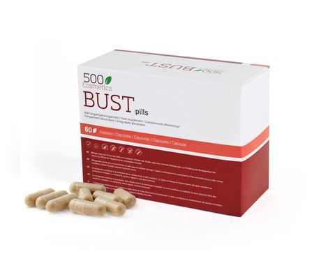 500Cosmetics Bust Pills, tablets to firm and enlarge the bust