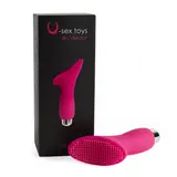 U-Body Bru Vibrator - soft pink silicone feminine intimate vibrator and massager 1