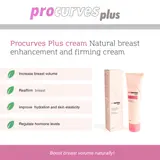 U-Breast + Procurves Plus: electrostimulation device and Procurves Plus creams for bust stimulation. 100ml 2
