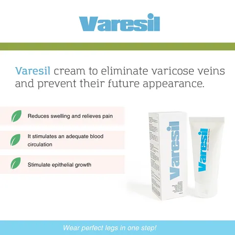 Varesil Capsules and Varesil Cream to prevent and relieve varicose veins